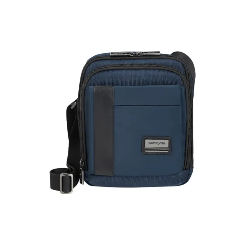 SAMSONITE Fabric Crossbody Bag Medium Size Men's Blue-0