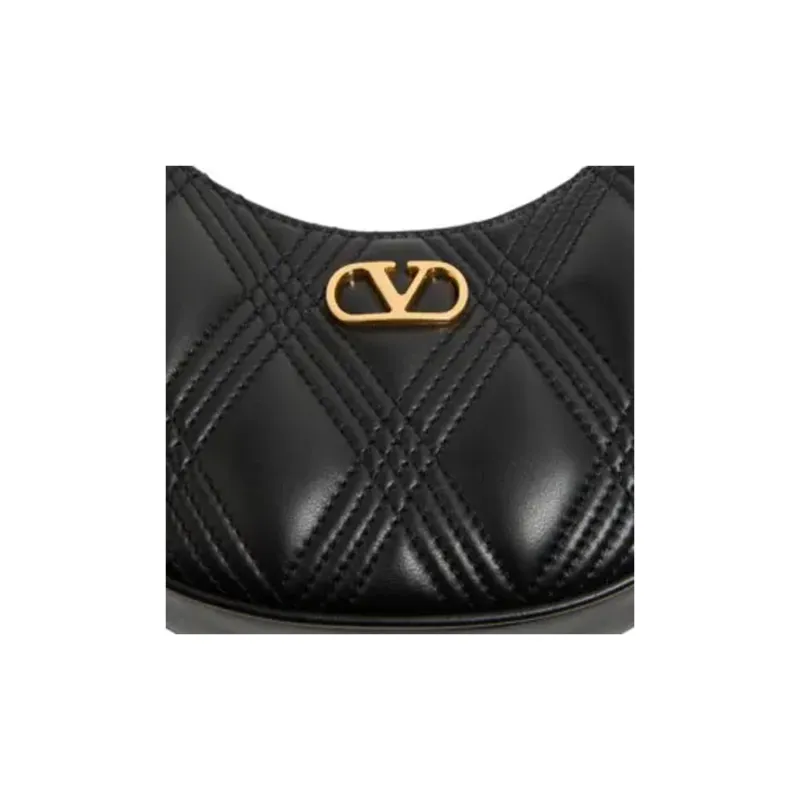 Valentino Sheepskin Shoulder Bag, Handbag, Shoulder Bag Women's Black-5