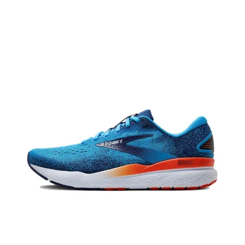 Brooks Ghost 16 Anti Slip Wear Resistant Low Top Running Shoes Men's Blue