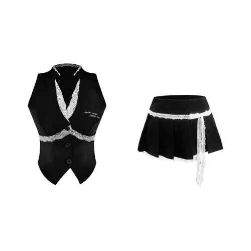 Udon House Two Piece Skirt Sets Women's
