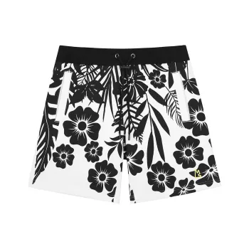 Magn Lens Casual Shorts Men White