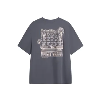 PUMA T Shirts Men Gray