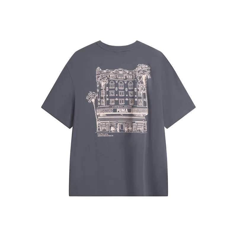 PUMA T Shirts Men Gray-0