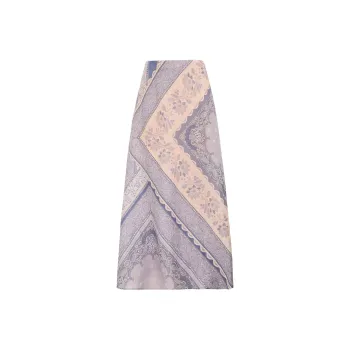 Zimmermann SS25 Casual Long Skirt Women's Blue
