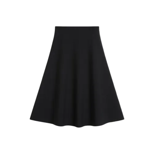 THEORY A Line Elasticated Waistband Skirt