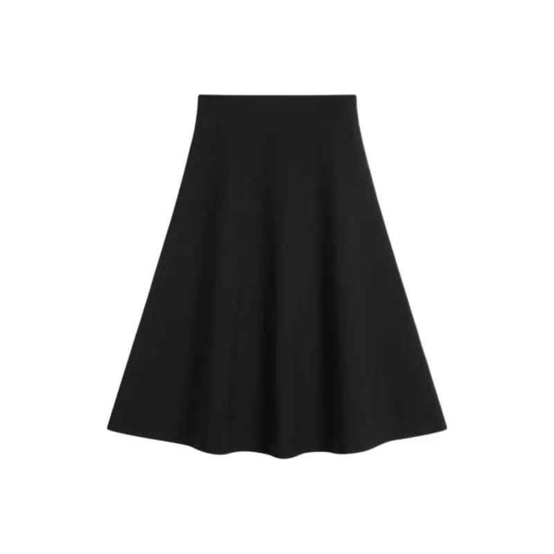 THEORY A Line Elasticated Waistband Skirt-0