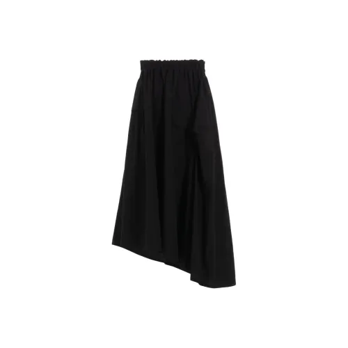 Yohji Yamamoto Ko Right Tucked Asymmetery Skirt 'Black'