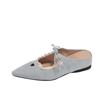 TADSW Rubber Sole Odor Resistant Closed Toe Slippers Women's