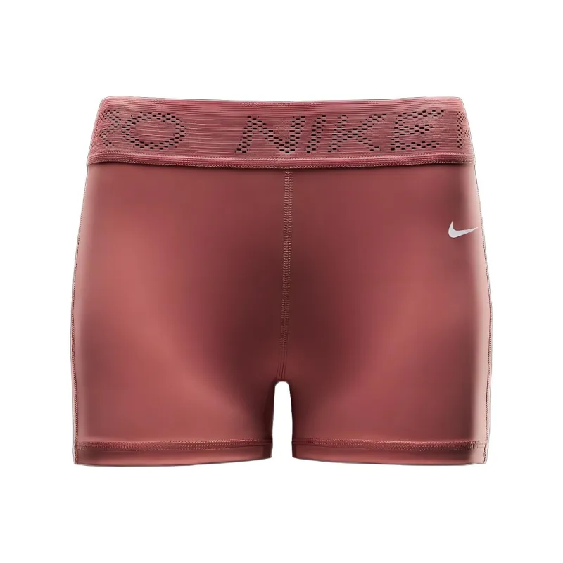 Nike Pro Women's Mid-Rise 3' Mesh-Paneled Shorts-0