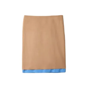 MIU MIU Camel hair Midi Skirt