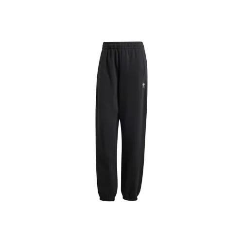 Adidas Originals SS24 ESSENTIALS FRENCH TERRY JOGGERS Athletic Trousers Women's Black