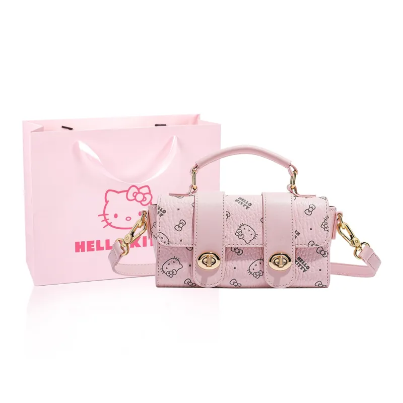MESUCA Sanrio Hello Kitty Collaboration PU Handbag Women's Multicolor-1