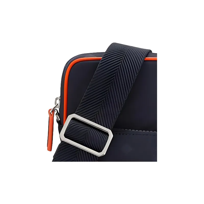 MCM Klassik Visetos Nylon Camera Bag Shoulder Bag Crossbody Bag Mini Men's Navy Blue-4