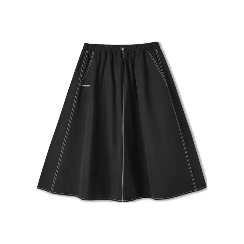 Skechers Casual Long Skirts Women's Midnight Black-0