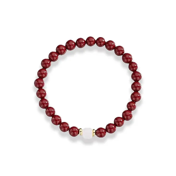 GIRATI Reconstructed Cinnabar Jade Bracelets Women's-0