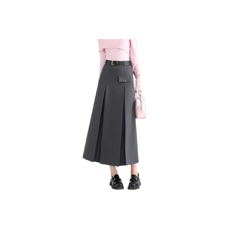 FAWENXIANGZI Casual Long Skirt Women's-1