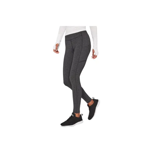 Lululemon Speed Up Plux Variegated Knit Athletic Trousers Women's Gray Black