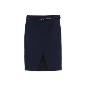Patrizia Pepe Belted Mini Skirt