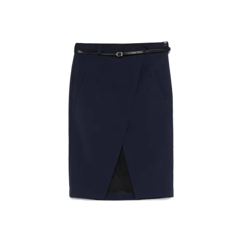Patrizia Pepe Belted Mini Skirt