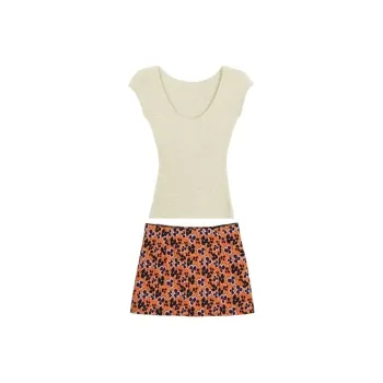 PLANE DRIFT Two Piece Skirt Sets Women's