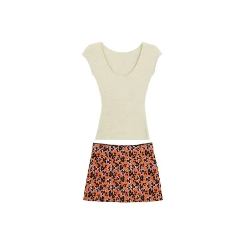 PLANE DRIFT Two Piece Skirt Sets Women's