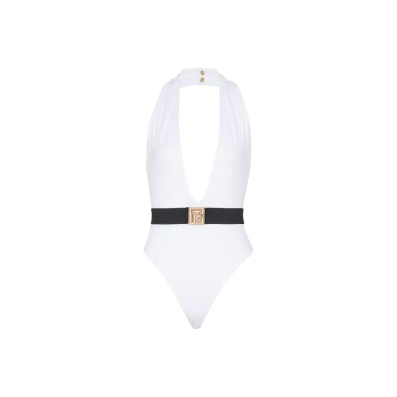 BALMAIN One-piece Swimsuit Women's White-0