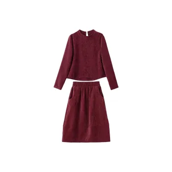 Mapping Two Piece Skirt Sets Women's