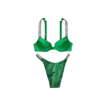 Victoria's Secret Swimsuit Set Women's Green
