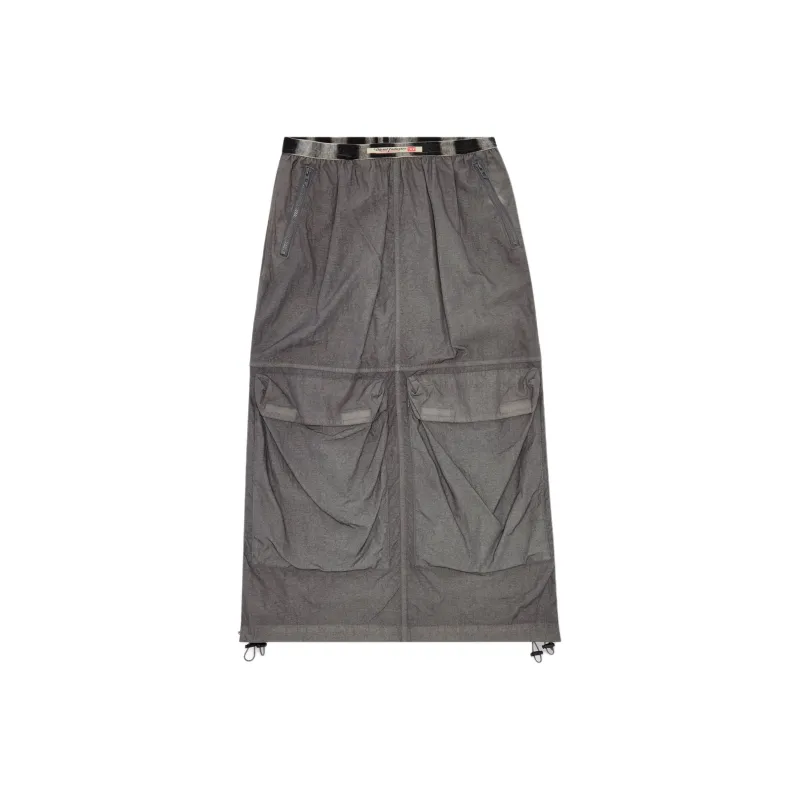 DIESEL X ToFF O Asis Cargo Midi Skirt-0