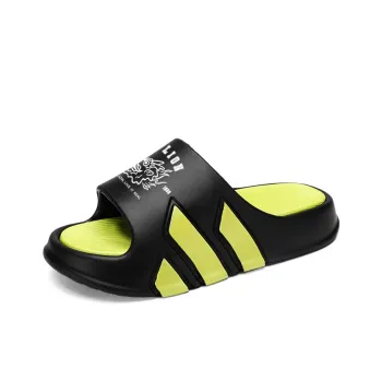 Tonlion Graffiti Slip Resistant Abrasion Resistant Slide Slippers Unisex