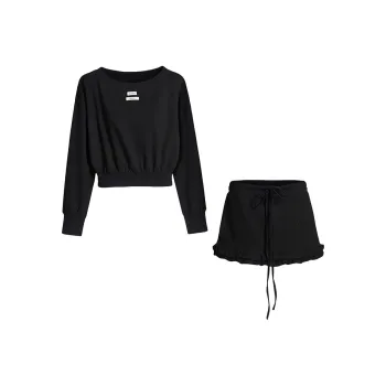 AURORA MUSE Skirt Set Women's Black