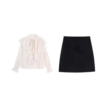 DOSOHEB Two Piece Skirt Sets Women's