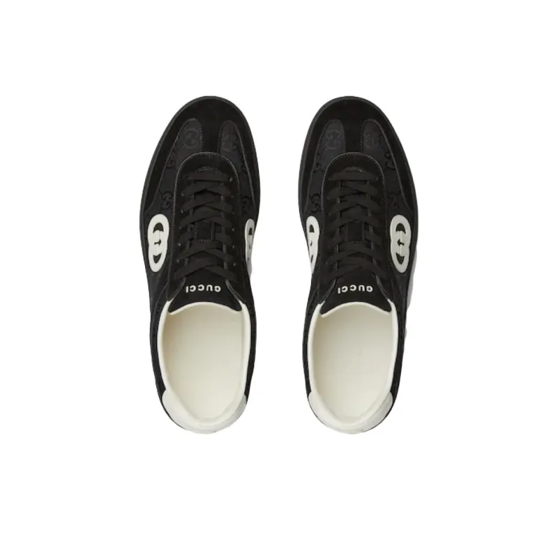 GUCCI G75 Low Top Skateboard Shoes Men's Black-3