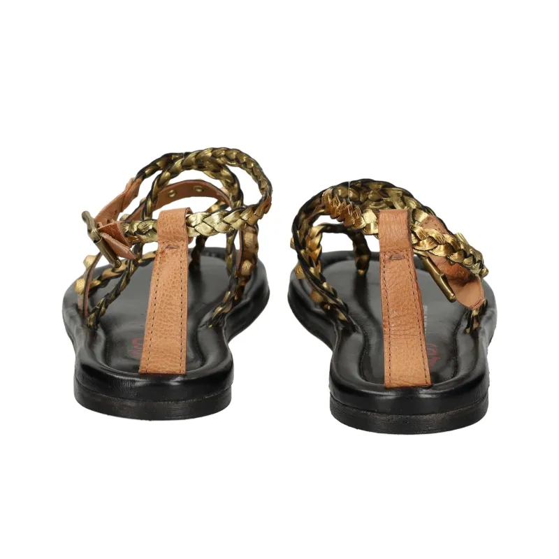 AirStep OTTONE Roman Sandals Women's Gold-5