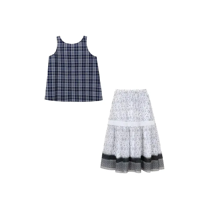 DOSOHEB Two Piece Skirt Sets Women's-1