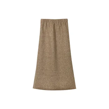 MISHOW Casual Long Skirt Women's Khaki