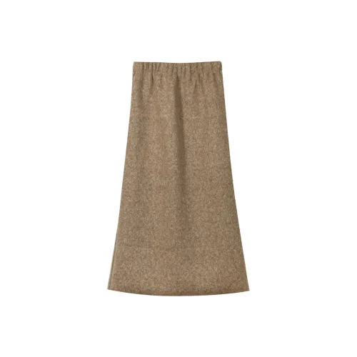 MISHOW Casual Long Skirt Women's Khaki
