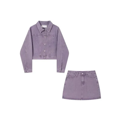TURN UP Skirt Set Women's Purple