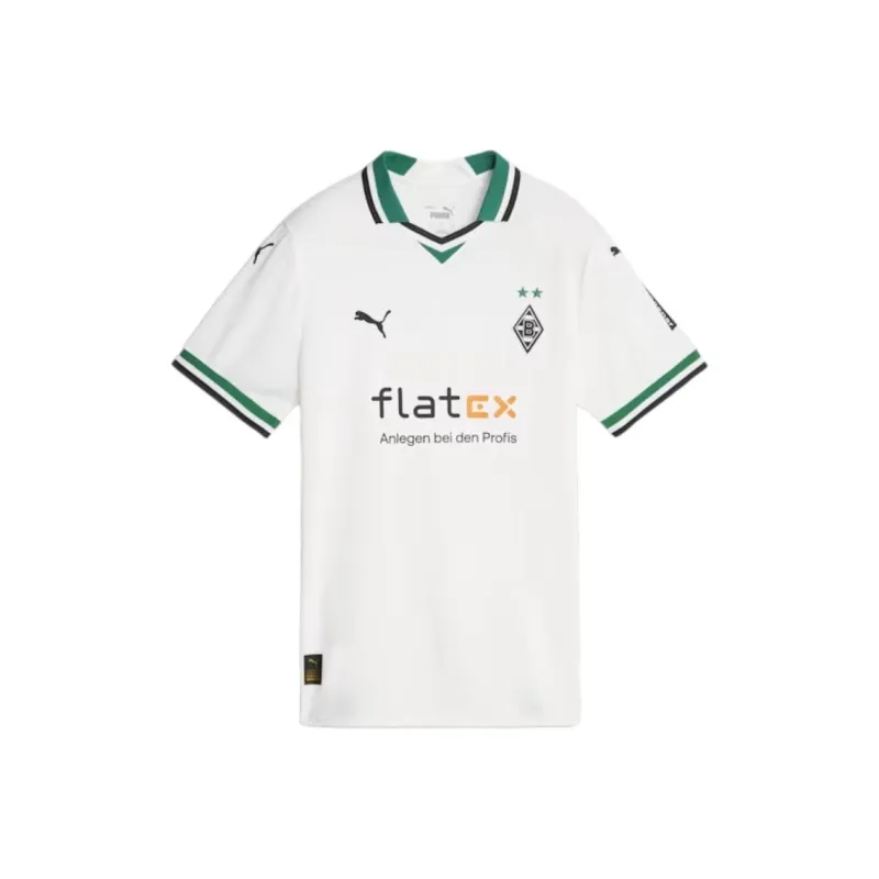 PUMA Borussia Mönchengladbach 23/24 Home Jersey Soccer Jerseys Women's White-0