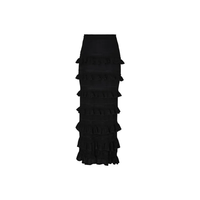 Zimmermann Illustration Frilled Skirt-0