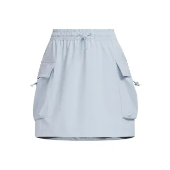 Adidas FOSFUTURESTYLE Casual Short Skirts Women's Yellow Blue/Bright White