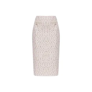 Self portrait Tweed Straight Skirt