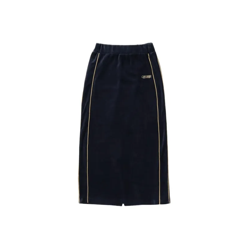 Converse CVC Casual Long Skirts Women's Black-0