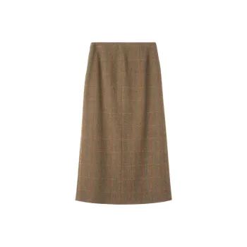 Loro Piana FW24 Casual Long Skirts Women's Brown