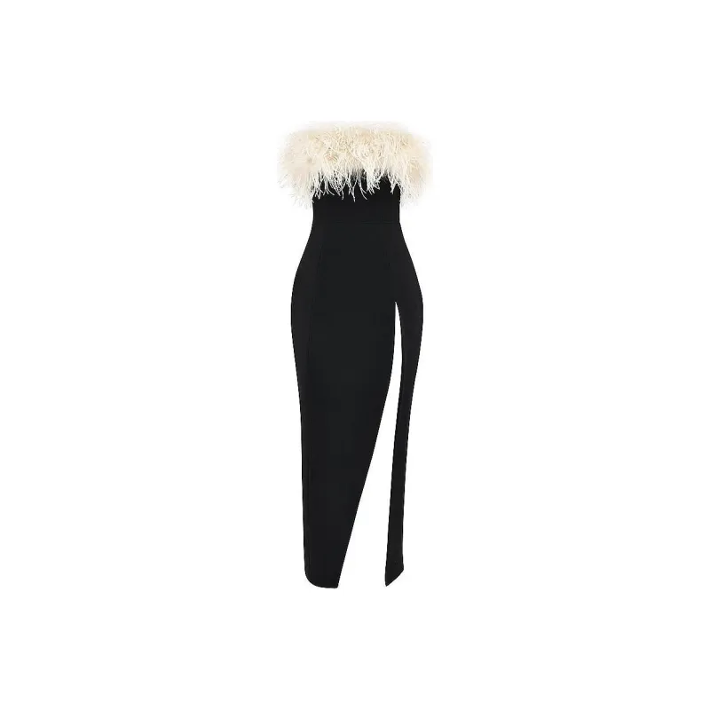 HOUSE OF CB Sarai Evening Dress Women's BLACK/Black-0