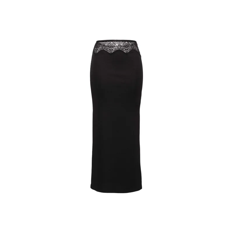 Christopher Esber Lace Inset Skirt-0