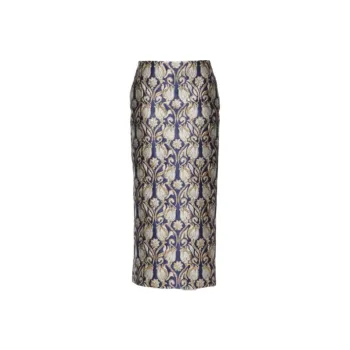Valentino Casual Long Skirt Women's Blue