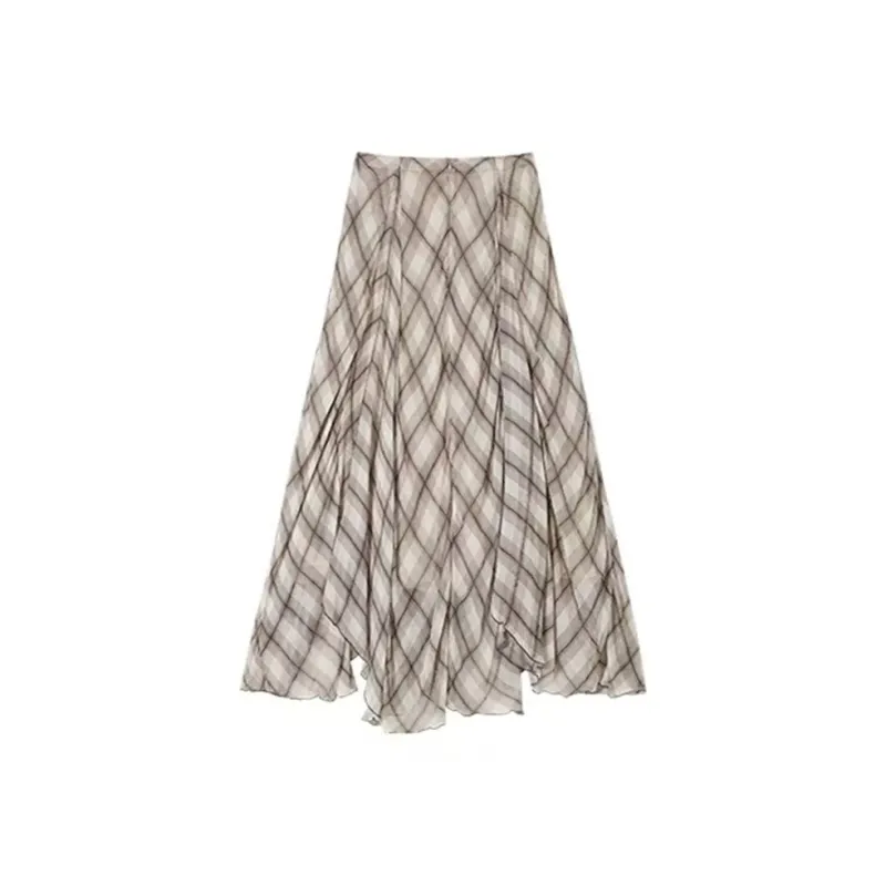 ABCMININ SS25 Casual Long Skirts Women's Brown-0