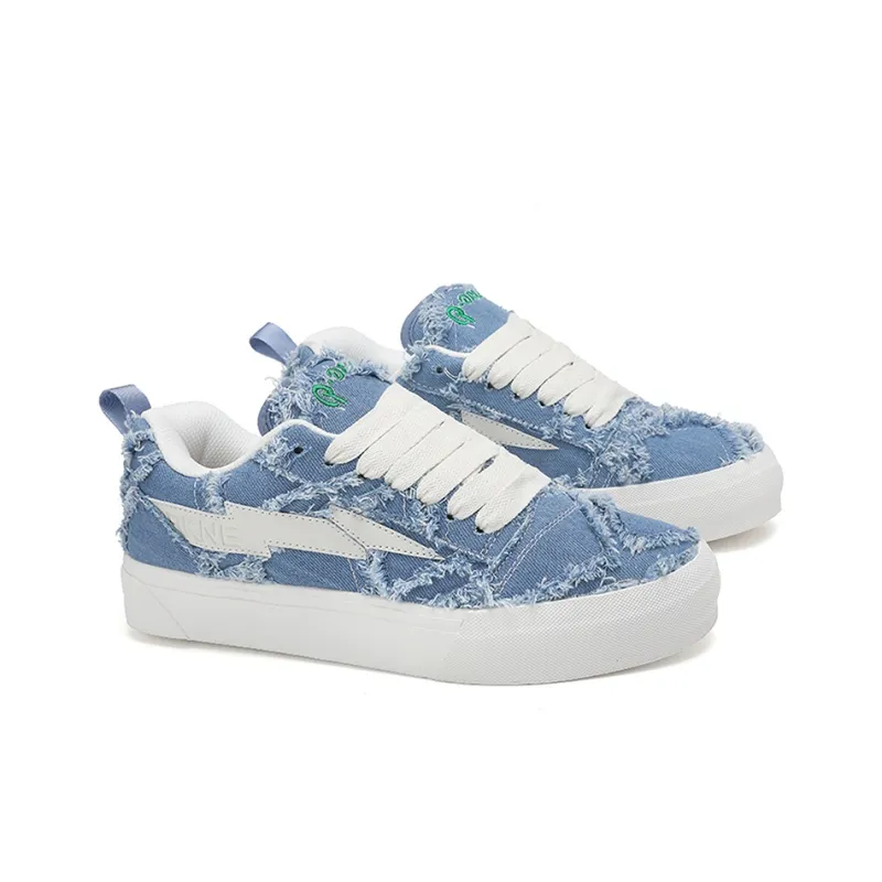 FZFA Anti Slip And Wear Resistant Height Increasing Low Top Classic Preppy Style Students Skateboard Shoes Unisex-3