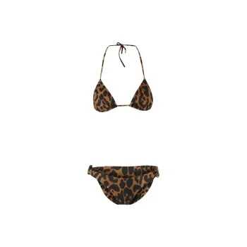 TF Swimsuit Set Women's Leopard Print